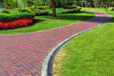 Refreshed Brick Pathway