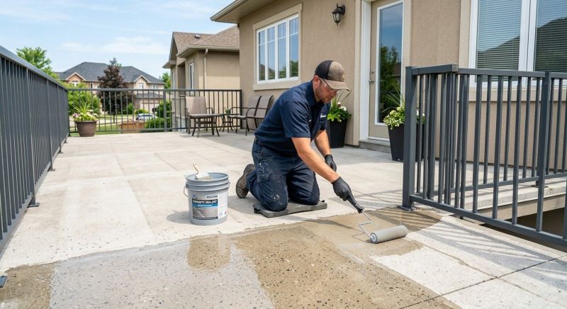 Concrete Patio Sealing in Gig Harbor, WA
