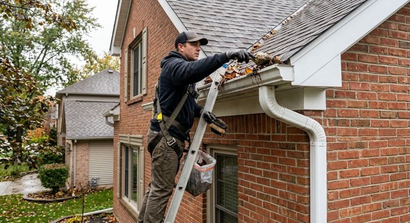 Downspout Blockage Removal in Morris County, NJ