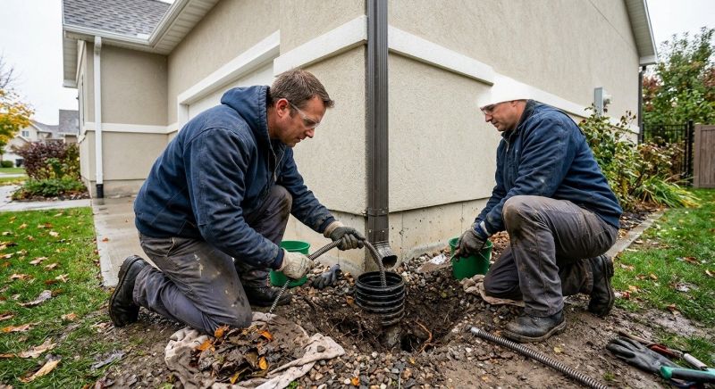 Gutter Downspout Unclogging in Annapolis, MD