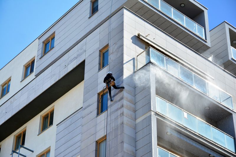 Cleaning Commercial Facade