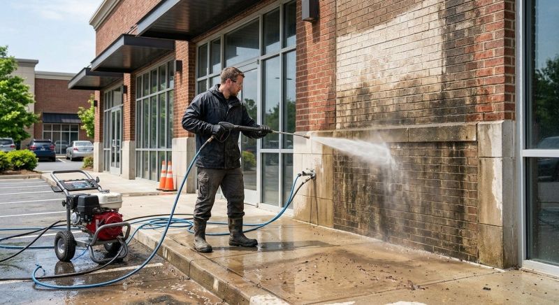 Concrete And Brick Cleaning Service