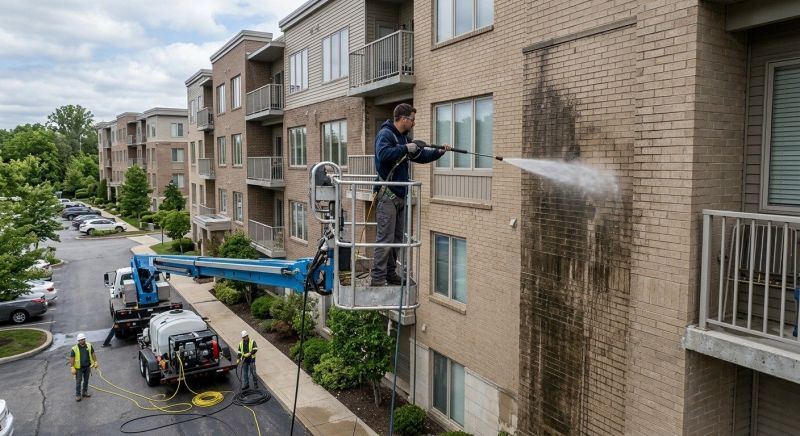 Concrete And Brick Cleaning Service